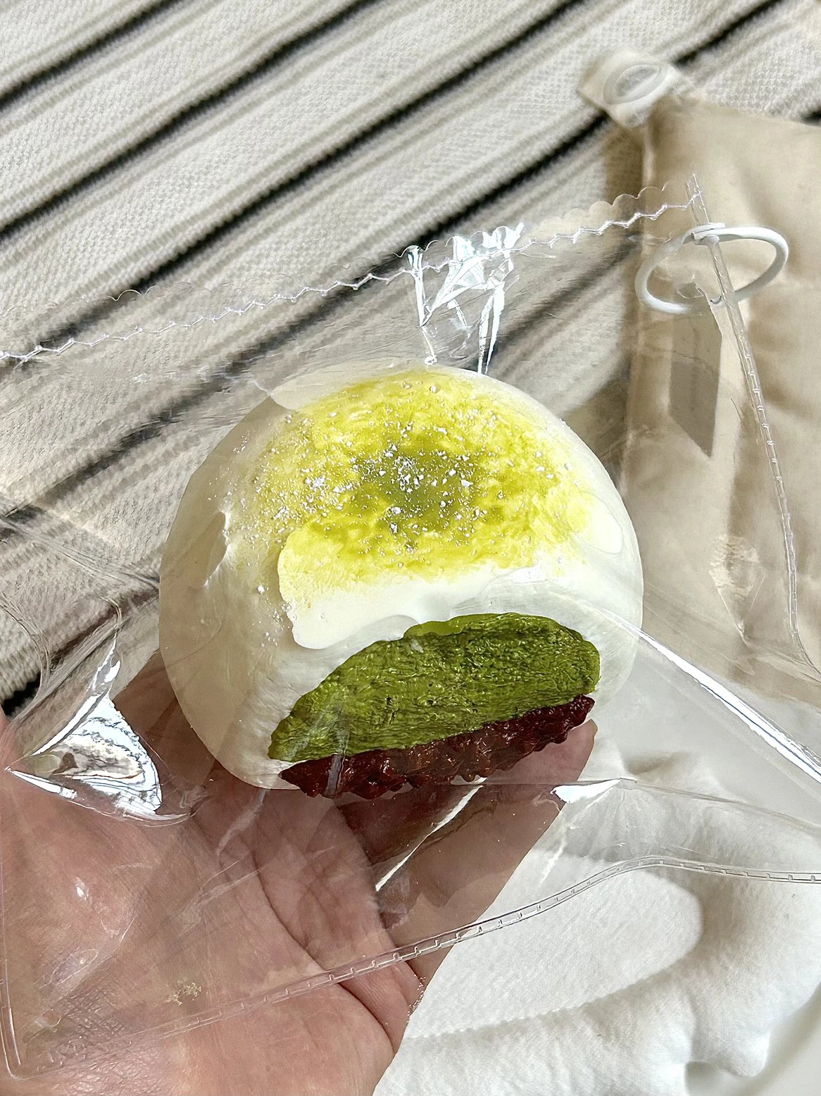 goodmoodchef 抹茶あずき大福　クリーム感