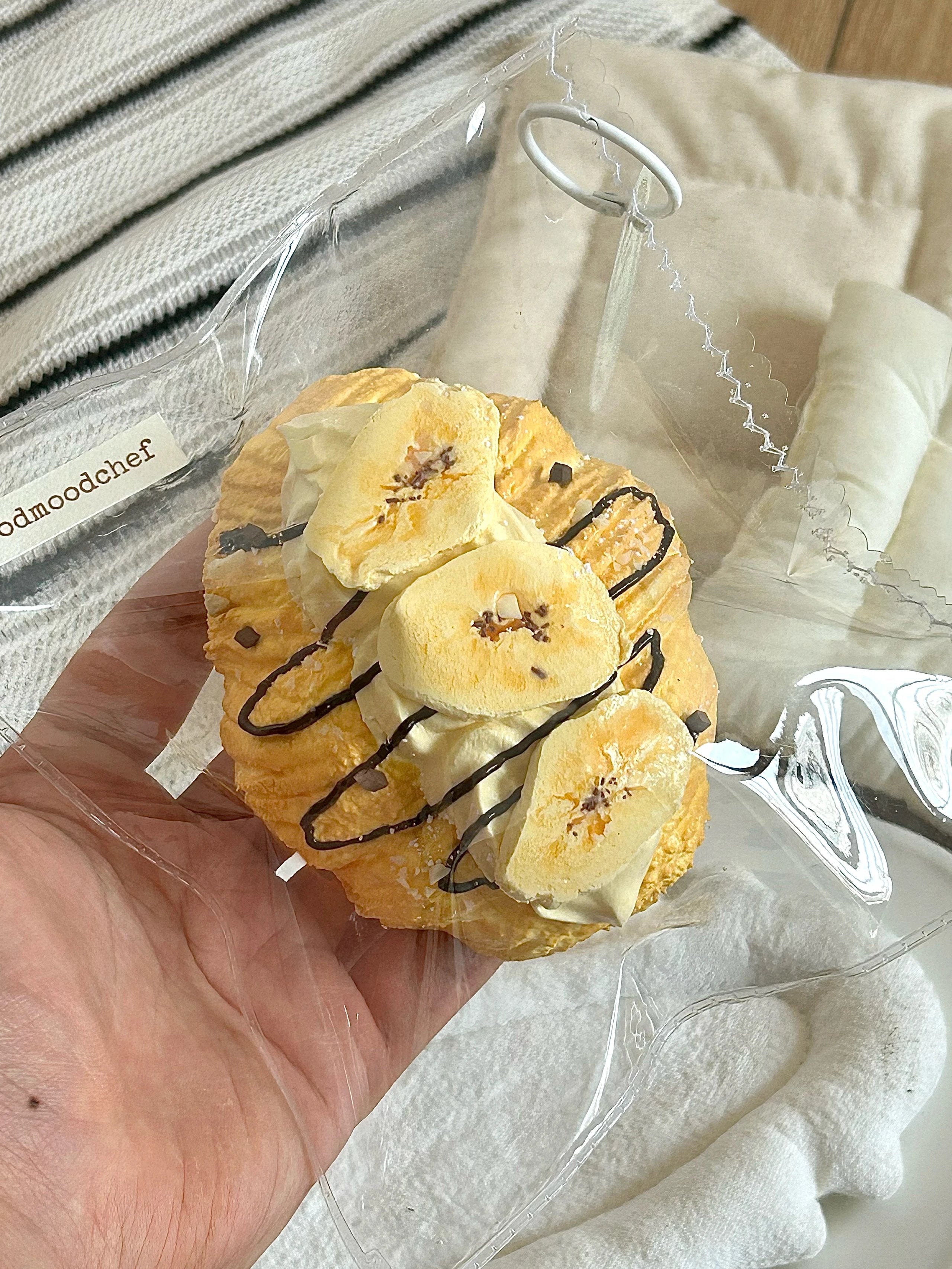 goodmoodchef バナナクリームクロワッサン　クリーム感